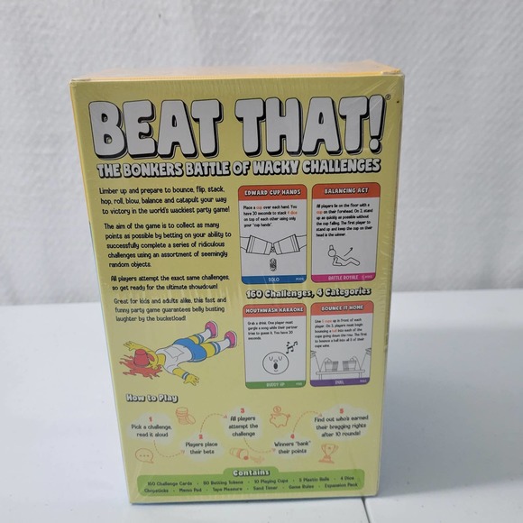 Beat That The Bonkers Battle Of Wacky Challenges Game NEW 111723-2M5 - Picture 2 of 3